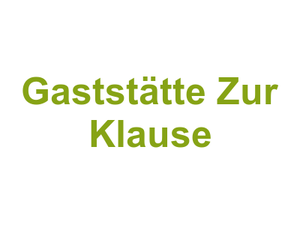 Gaststätte Zur Klause Logo