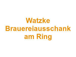 Watzke Brauereiausschank am Ring Logo