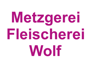 Metzgerei Fleischerei Wolf Logo