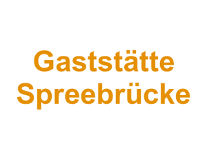 Gaststätte Spreebrücke Logo