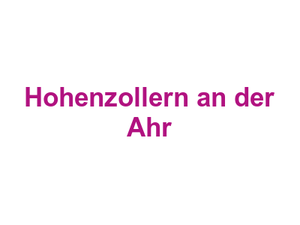 Hohenzollern an der Ahr Logo