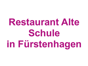 Restaurant Alte Schule in Fürstenhagen Logo