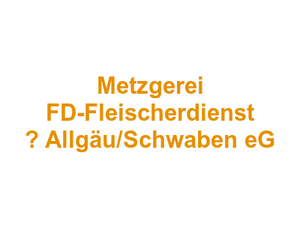 Metzgerei FD-Fleischerdienst – Allgäu/Schwaben eG Logo