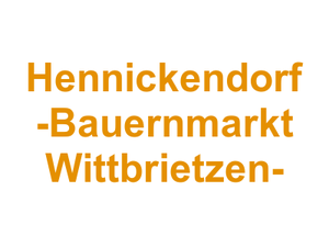Metzgerei Landfleischerei Hennickendorf -Bauernmarkt Wittbrietzen- Logo