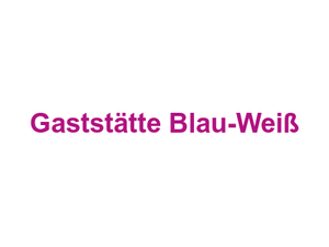 Gaststätte Blau-Weiß Logo