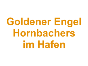 Goldener Engel Hornbachers im Hafen Logo
