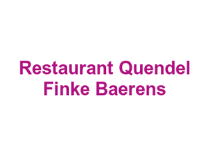Restaurant Quendel Finke Baerens Logo