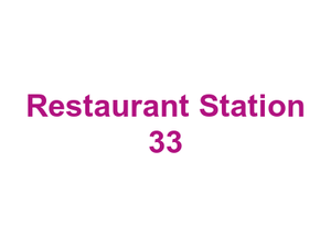 Restaurant Station 33 Logo