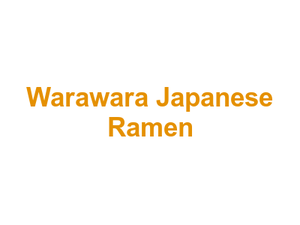 Warawara Japanese Ramen Logo