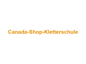 Canada-Shop-Kletterschule Logo