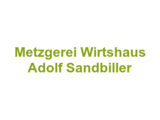 Metzgerei Wirtshaus  Adolf Sandbiller Logo