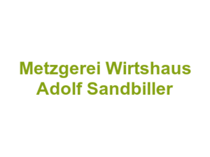 Metzgerei Wirtshaus  Adolf Sandbiller Logo