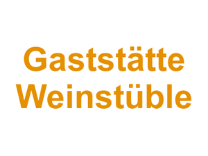 Gaststätte Weinstüble Logo