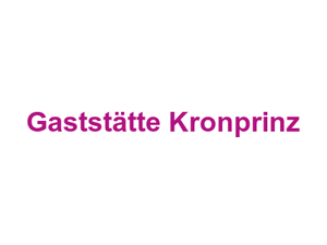 Gaststätte Kronprinz Logo