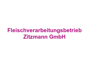 Metzgerei Fleischverarbeitungsbetrieb Zitzmann GmbH Logo