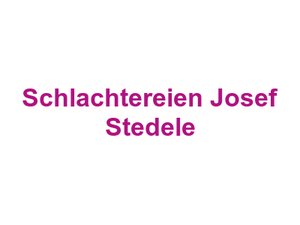 Metzgereien und Schlachtereien Josef Stedele Logo