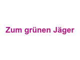 Zum grünen Jäger Logo