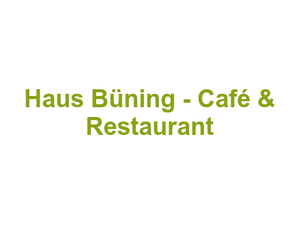 Haus Büning - Café & Restaurant Logo
