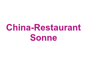 China-Restaurant Sonne Logo