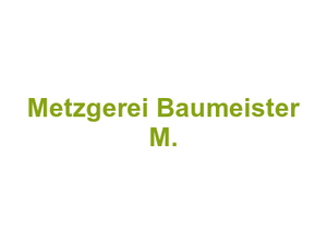 Metzgerei Baumeister M. Logo