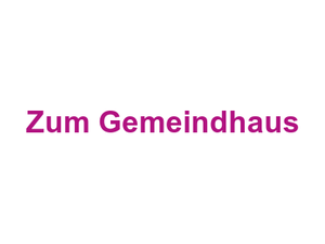 Zum Gemeindhaus Logo