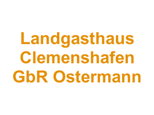 Landgasthaus Clemenshafen GbR Ostermann Logo