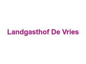 Landgasthof De Vries Logo