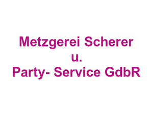 Metzgerei Scherer  u. Party- Service GdbR Logo