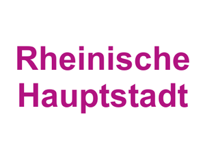 Rheinische Hauptstadt Logo