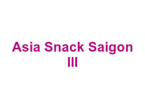 Asia Snack Saigon III Logo