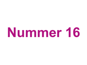 Nummer 16 Logo