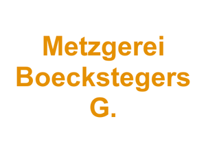 Metzgerei Boeckstegers G. Logo