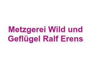 Metzgerei Wild und Geflügel Ralf Erens Logo