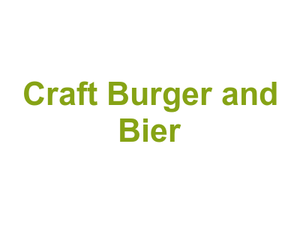 Craft Burger and Bier Logo