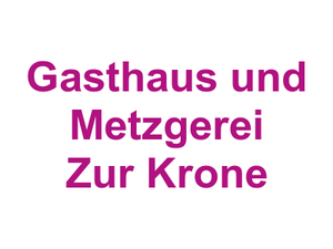 Gasthaus und Metzgerei "Zur Krone" Logo