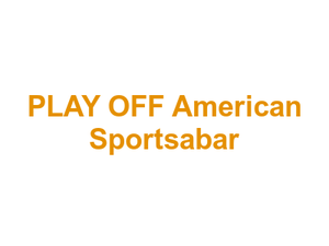 PLAY OFF American Sportsabar Logo