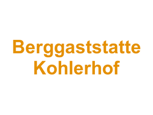 Berggaststatte Kohlerhof Logo