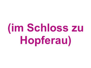 Hopferauer Schloss-Restaurant (im Schloss zu Hopferau) Logo