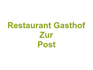 Restaurant Gasthof Zur Post Logo