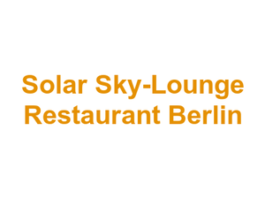 Solar Sky-Lounge Restaurant Berlin Logo