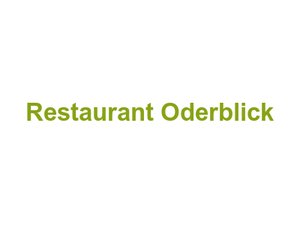 Restaurant Oderblick Logo