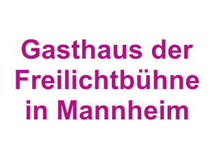 Gasthaus der Freilichtbühne in Mannheim Logo