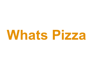 What's Pizza Logo