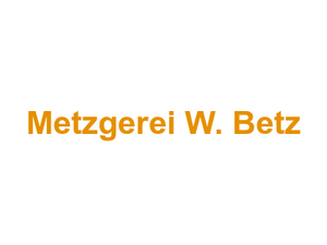 Metzgerei W. Betz Logo