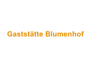 Gaststätte Blumenhof Logo