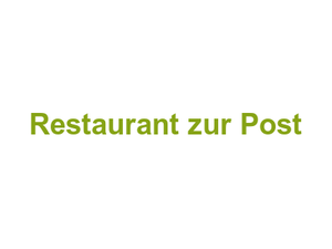 Restaurant zur Post Logo