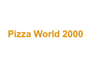 Pizza World 2000 Logo