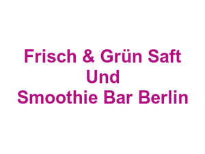 Frisch & Grün Saft Und Smoothie Bar Berlin Logo