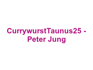 CurrywurstTaunus25 - Peter Jung Logo