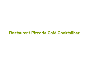 S&P im Schänzle "Restaurant-Pizzeria-Café-Cocktailbar" Logo